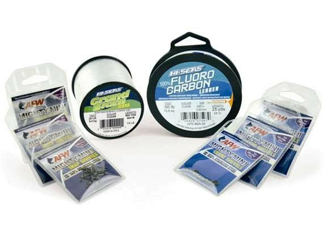 AFW Hi-Seas TK00005 Inshore Clear Mono & Fluoro Kit Medium Duty