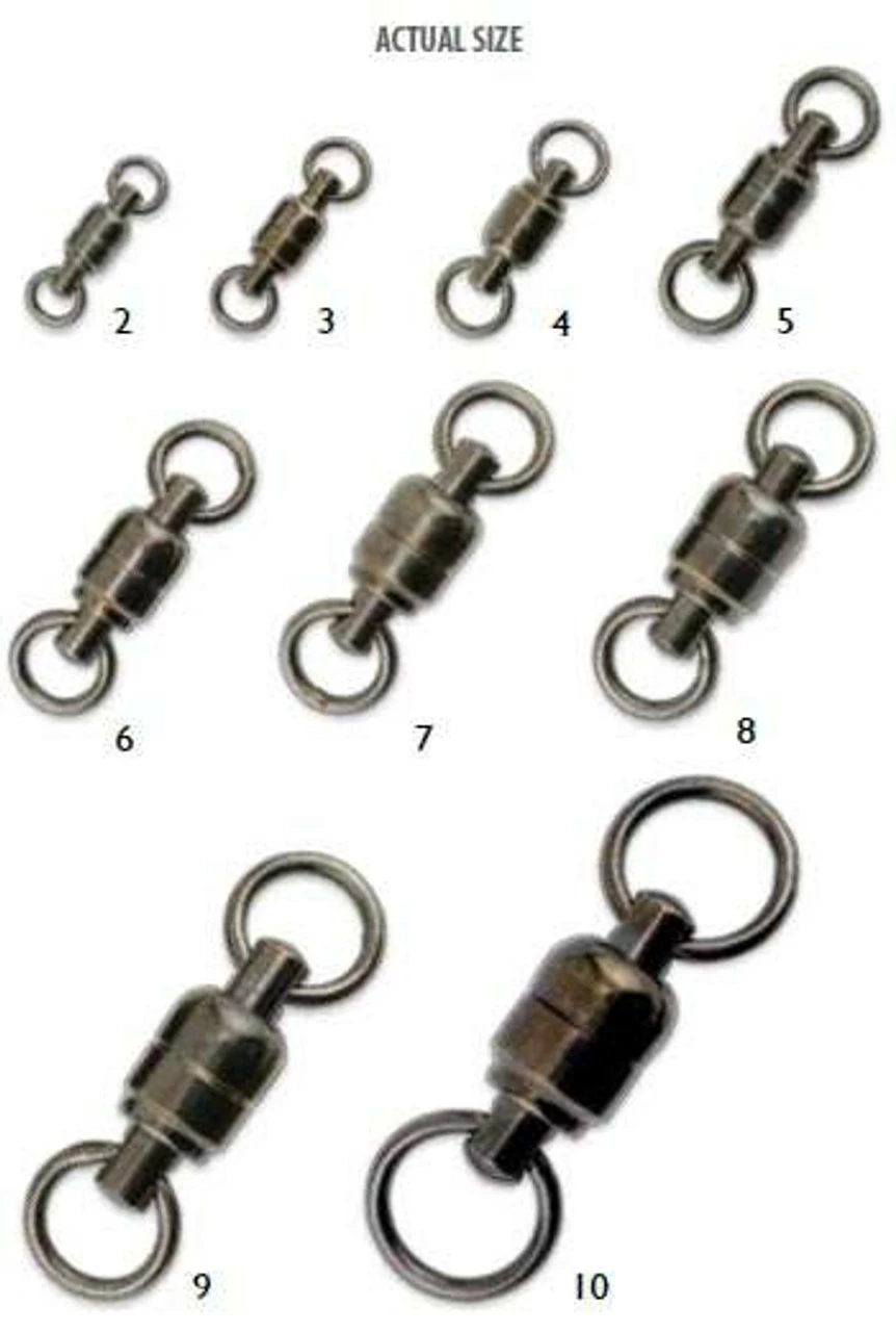 American Fishing Wire Ball-Bearing Crane Swivels - Image 2
