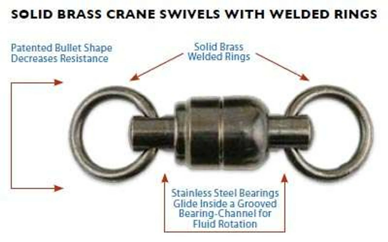 American Fishing Wire Ball-Bearing Crane Swivels - Image 3