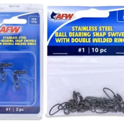 American Fishing Wire Stainless Steel Ball Bearing Snap Swivels