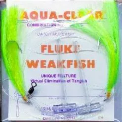 Aqua Clear Aqua-Clear FW-1FGY Flounder/Weakfish High/Low Rig