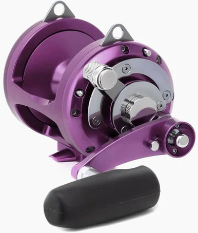 Avet Reels Avet EXW 30/2 Two-Speed Lever Drag Big Game Reels Purple