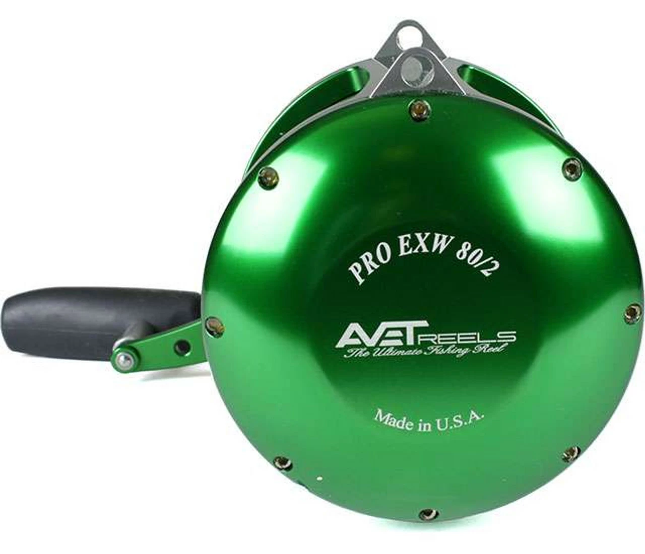 Avet Reels Avet EXW 80/2 Two-Speed Lever Drag Big Game Reel Green - Image 2