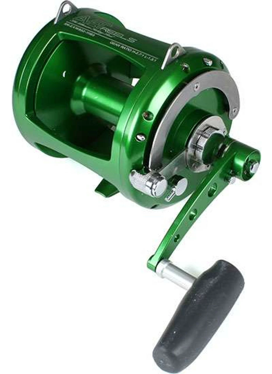 Avet Reels Avet EXW 80/2 Two-Speed Lever Drag Big Game Reel Green