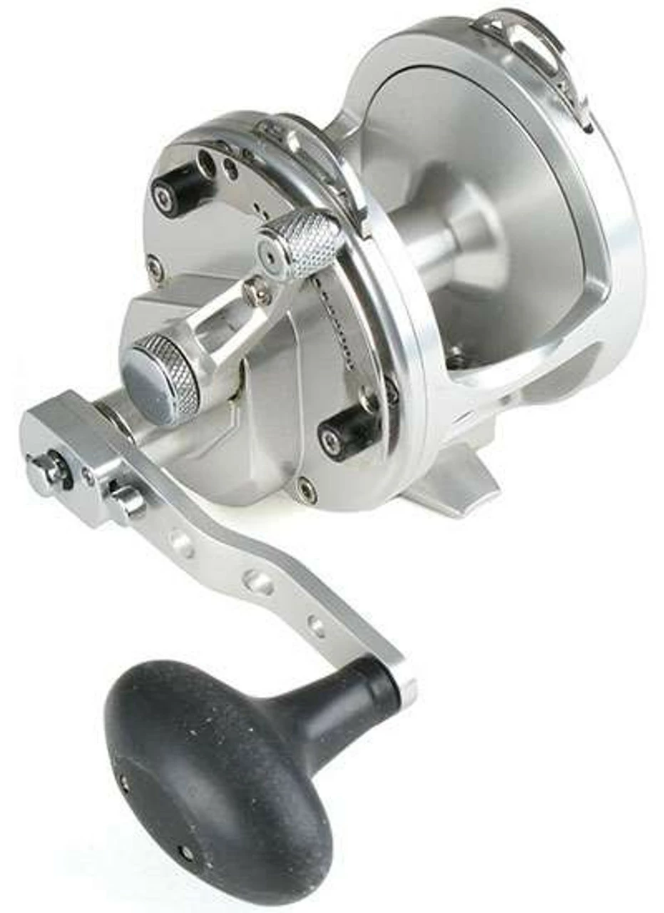 Avet Reels Avet HX 5/2 L/H Two-Speed Lever Drag Casting Reel Left-Hand Silver