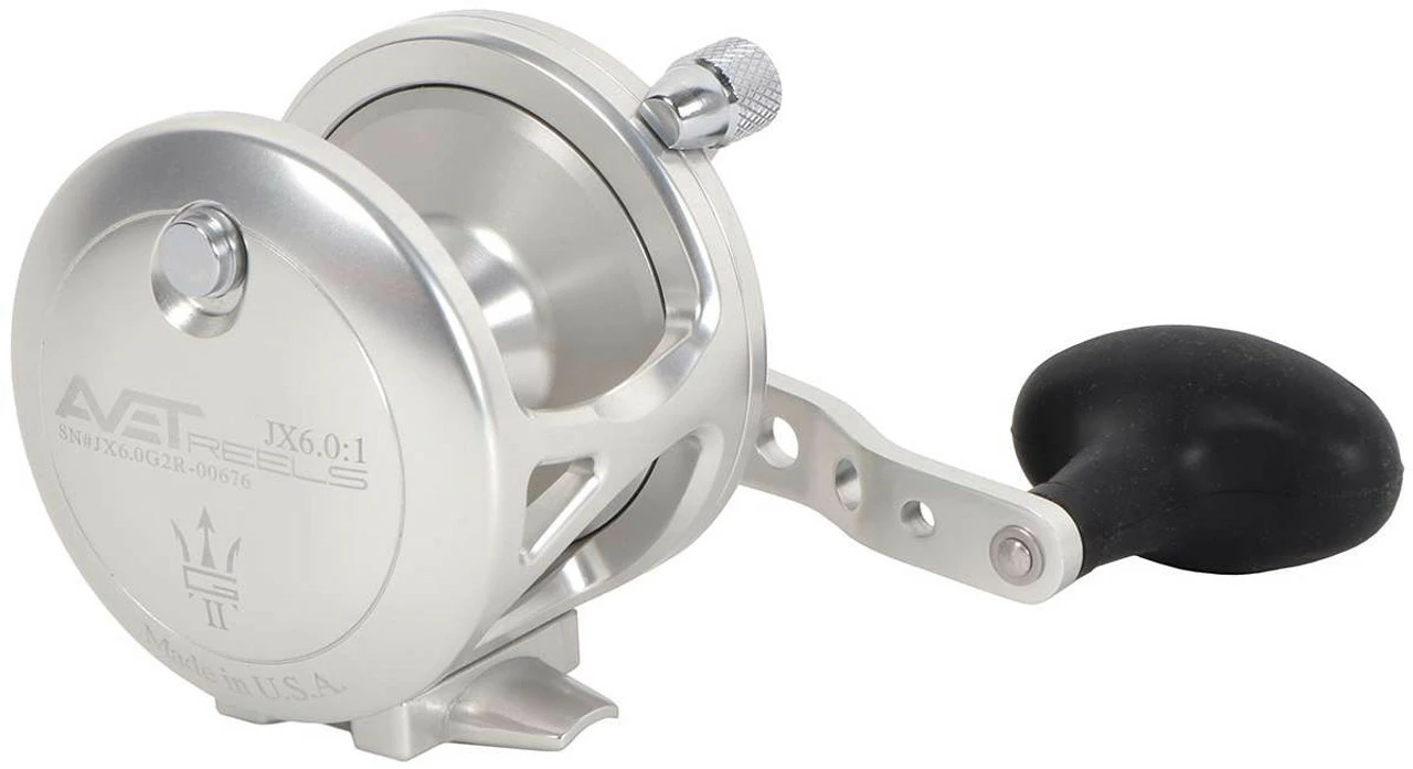 Avet Reels Avet JX 6.0 G2 1 Speed Reel - Silver (No Glide Plate) - Image 6