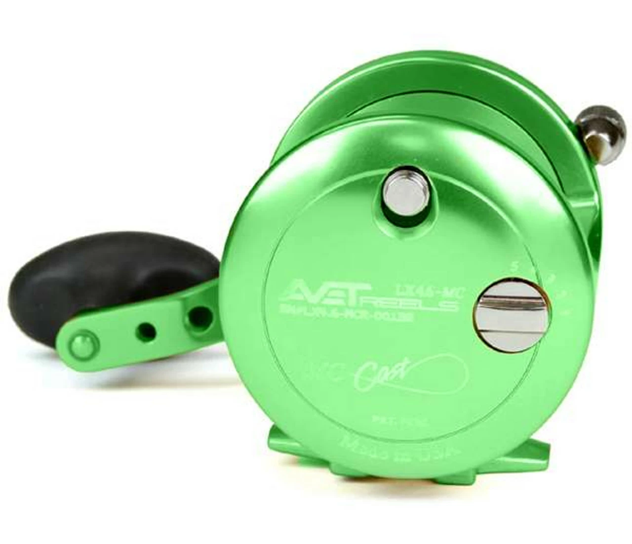 Avet Reels Avet LX 4.6 MC Single Speed Lever Drag Casting Reel Green