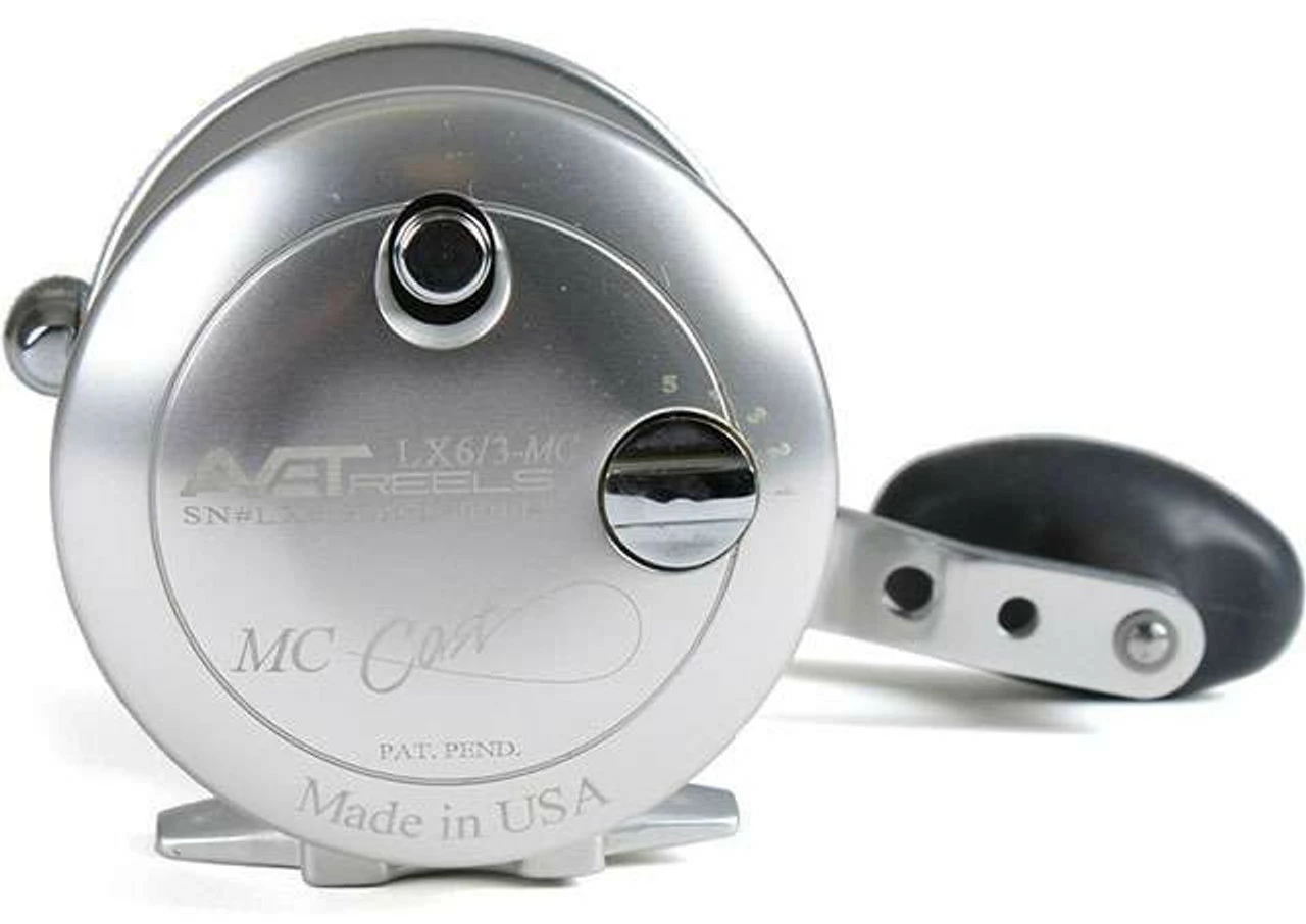 Avet Reels Avet LX 6/3 MC 2-Speed Lever Drag Casting Reel Left-Hand Silver - Image 2