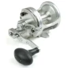 Avet Reels Avet LX 6.3 MC Raptor 2-Speed Lever Drag Casting Reel Left-Hand Silver
