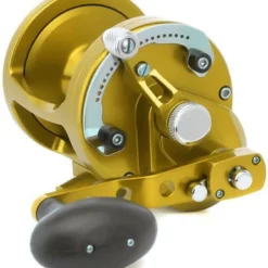 Avet Reels Avet LX 6.3 MC Raptor 2-Speed Lever Drag Casting Reels Gold