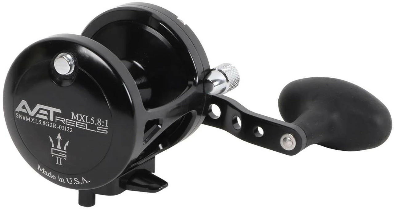Avet Reels Avet MXL 5.8 G2 1 Speed Reel - Black (No Glide Plate) - Image 3