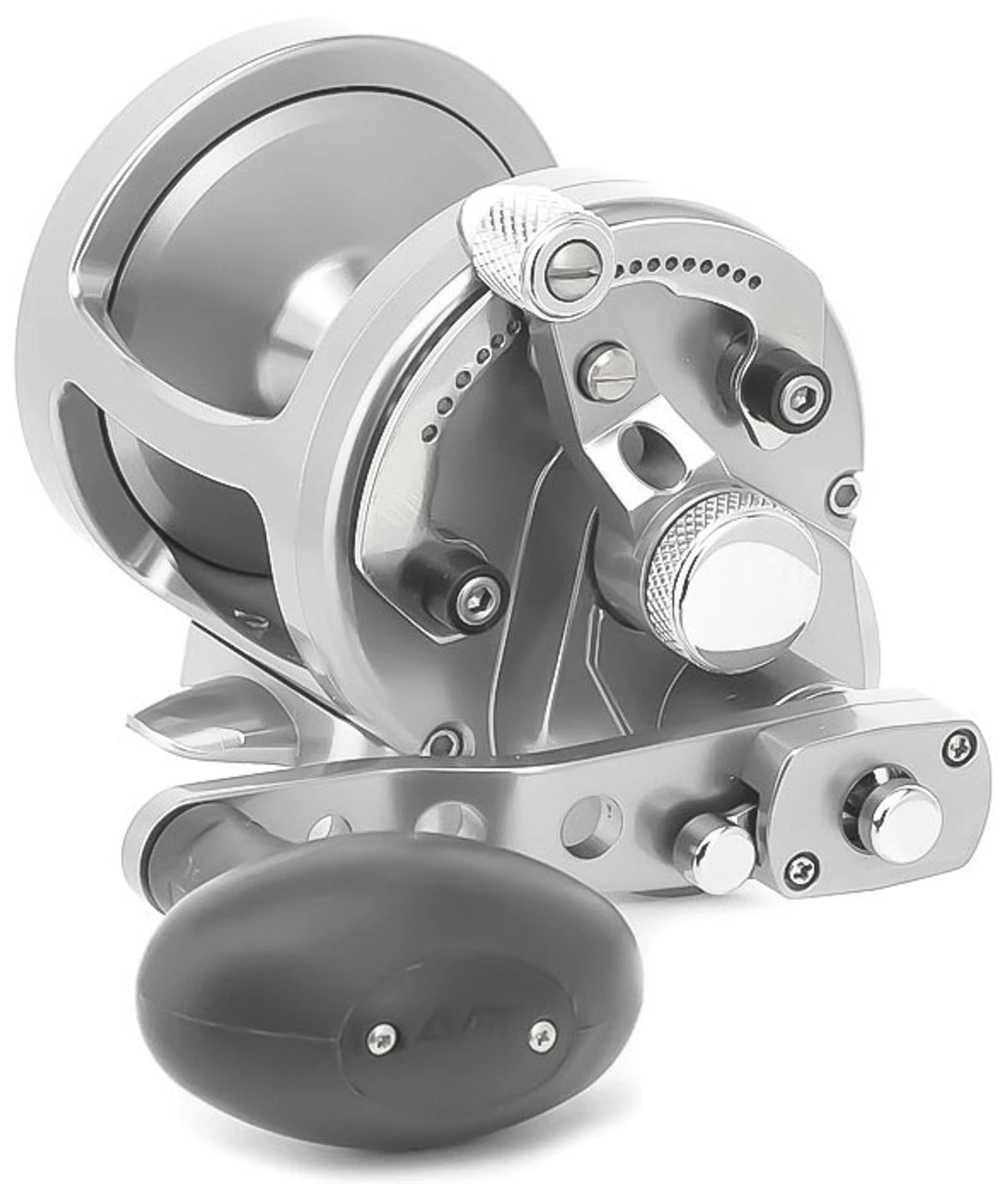Avet Reels Avet MXL 6/4 MC Raptor 2-Speed Lever Drag Casting Reel - Silver - Image 2