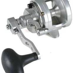 Avet Reels Avet SXJ 6/4 MC Raptor 2-Speed Lever Drag Casting Reel Left-Hand Silver