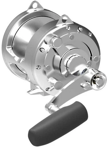 Avet Reels Avet T-RX 50 2-Speed Lever Drag Big Game Reels Silver