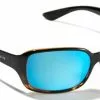 Bajio Balam Sunglasses - Black Tortoise Frame/Blue Plastic Lens