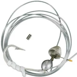 Blue Water Candy Naked Fluorocarbon Ballyhoo Rigs