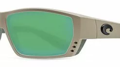 Costa Del Mar Tuna Alley Sunglasses - Sand/Green Mirror 580G