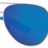 Costa Peli Sunglsses - Brushed Gunmetal Frame/Blue Mirror 580G Lens