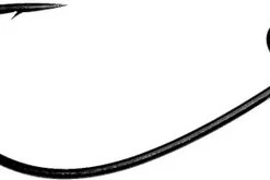 Daiichi Hooks Daiichi D39Z Fatgap Worm/Tube Hooks - Black Nickel - 1/0 - 7pk