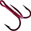 Daiichi Hooks Daiichi D99Q Light Wire Treble Hooks - Bleeding Bait Red