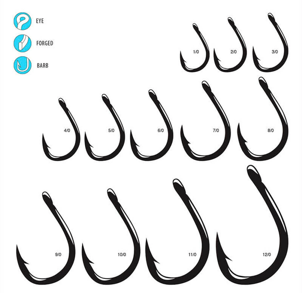 Gamakatsu 00419-25 Live Bait Heavy Duty Bulk Hooks - 9/0 (25 Per Pack) - Image 2