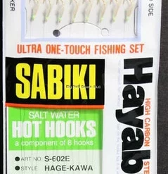 Hayabusa S-602E-4 Hage-Kawa Sabiki Rig