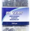 American Fishing Wire Hi-Seas TKB00002 Mini Double Sleeves Rigging Kit 350 Pieces