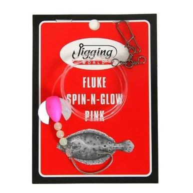 Jigging World Fluke Rigs - Spin & Glow