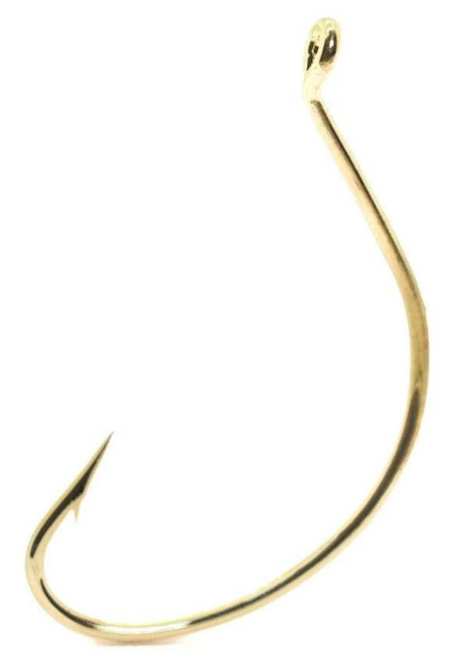 Mustad 37162 Gold Wide Gap English Bait Hooks