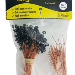 Turner Tackle Ringer Swivels Pre-Twisted Swivels - Size 1 - 250pk