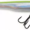 Thundermist Lures Thundermist Shallow Dive American Smelt Crankbait - Silver/Chartreuse