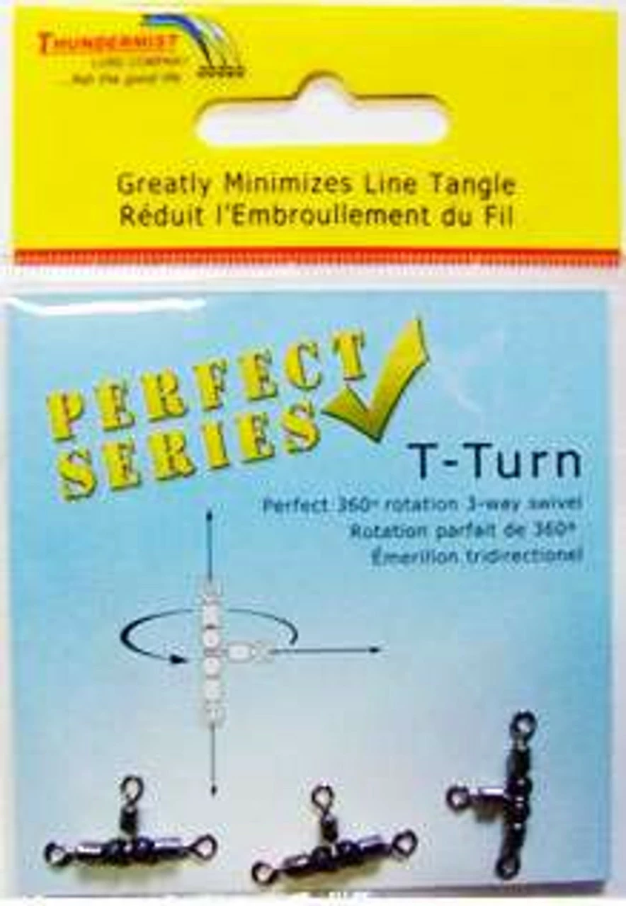 Thundermist Lures Thundermist T-Turn 3-Way Swivels - Image 2
