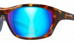 Wiley X WX Glory Sunglasses - Blue Mirror Lens/Gloss Demi Frame
